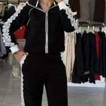 DANTEL ŞERİTLİ EŞOFMAN TAKIMI