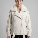 KÜRK DETAYLI KAŞE CEKET