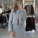 MAVİ DESENLİ CEKET