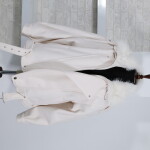 KÜRK DETAYLI KAŞE CEKET